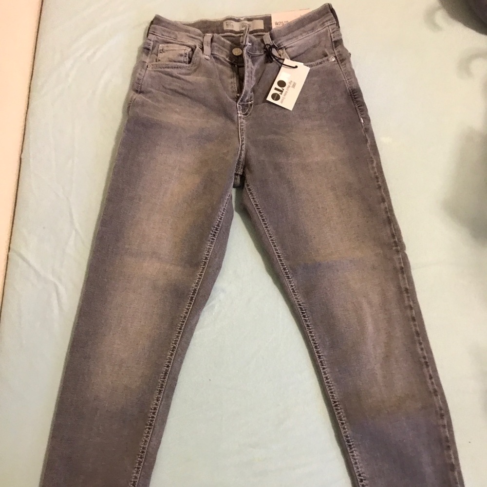TopShop High Waist Ankle Grazer JAMIE W25 L30